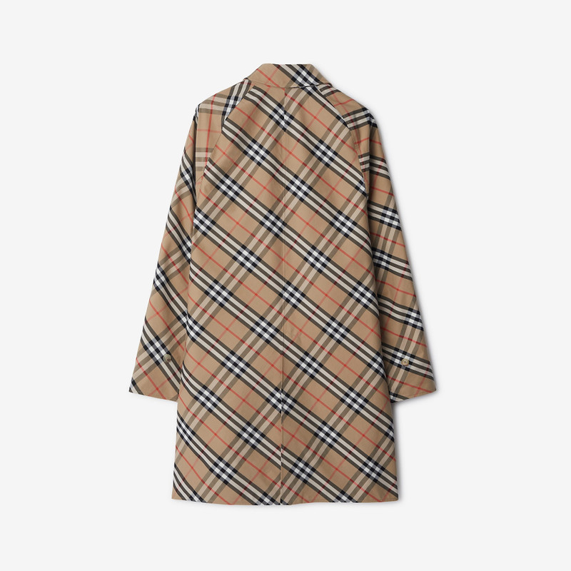 Long Reversible Gabardine Car Coat 9
