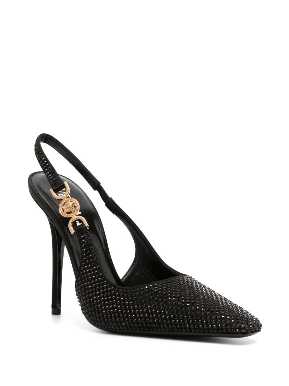 Medusa '95 crystal slingback pumps - 2