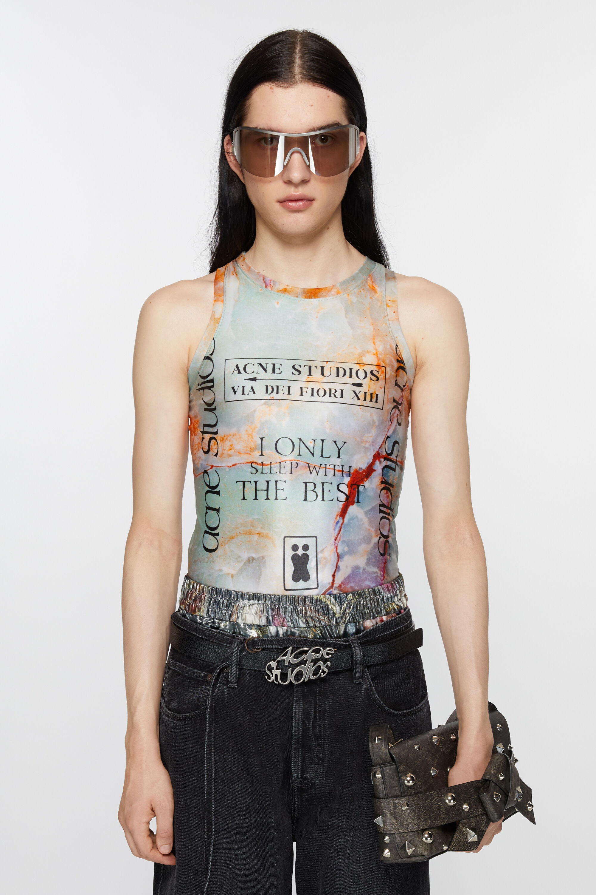 Print tank top - Pastel green - 2