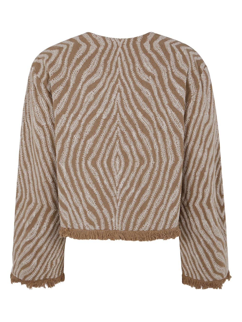 zebra-print jacket - 2