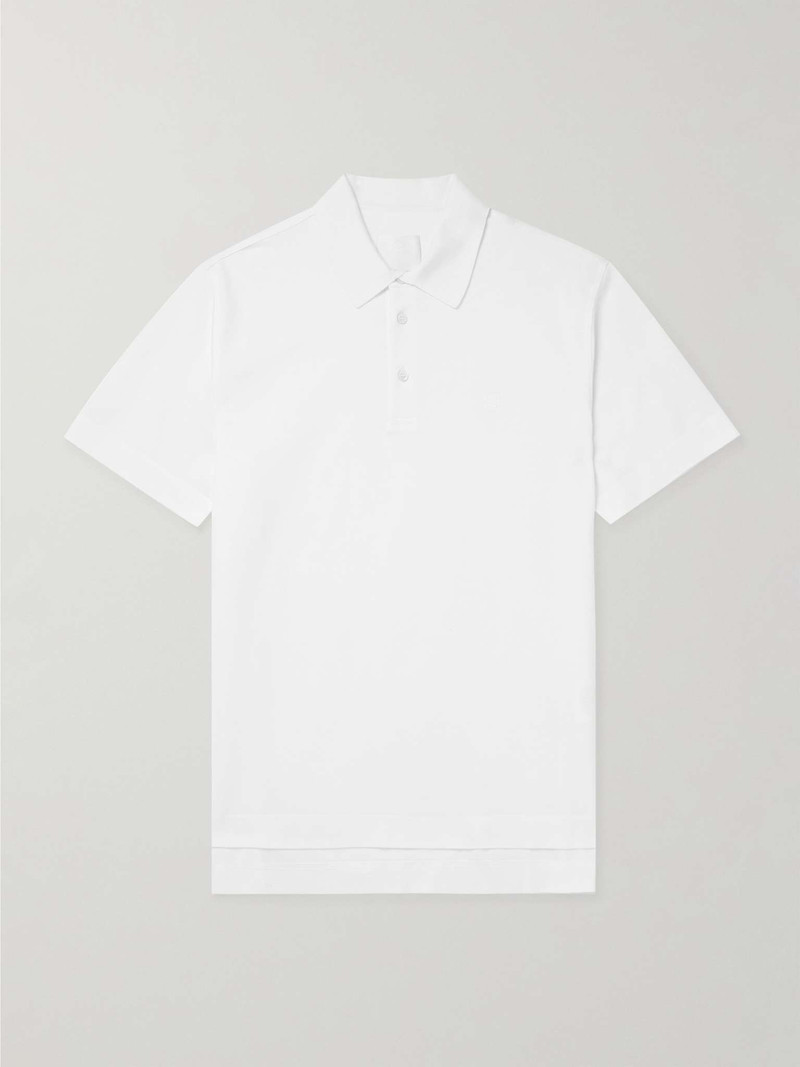 Logo-Embroidered Cotton-Piqué Polo Shirt - 1