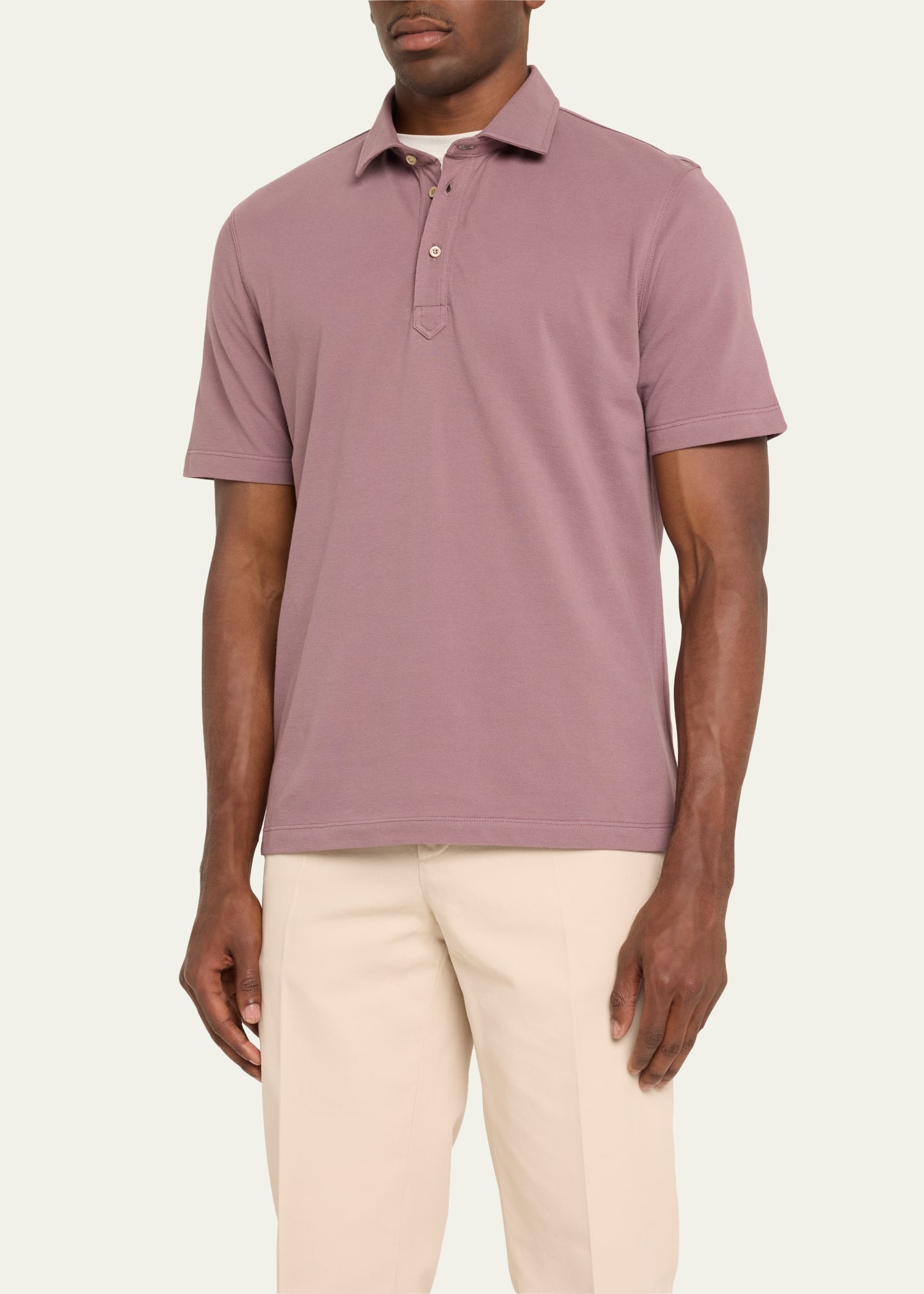 Men's Cotton Pique Polo Shirt - 4