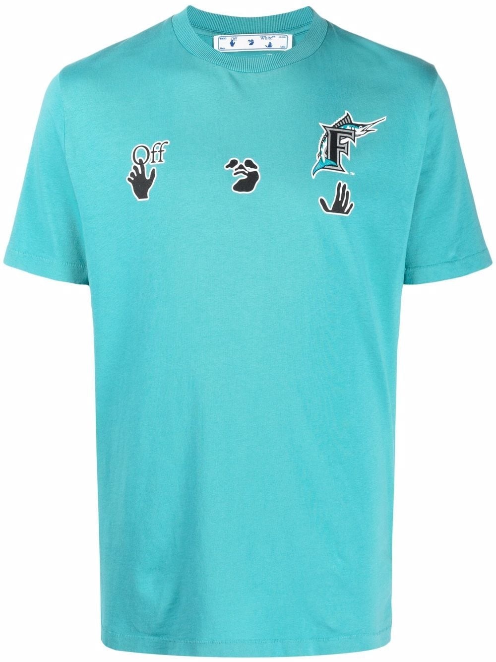 x MLB Florida Marlins logo-print T-shirt - 1