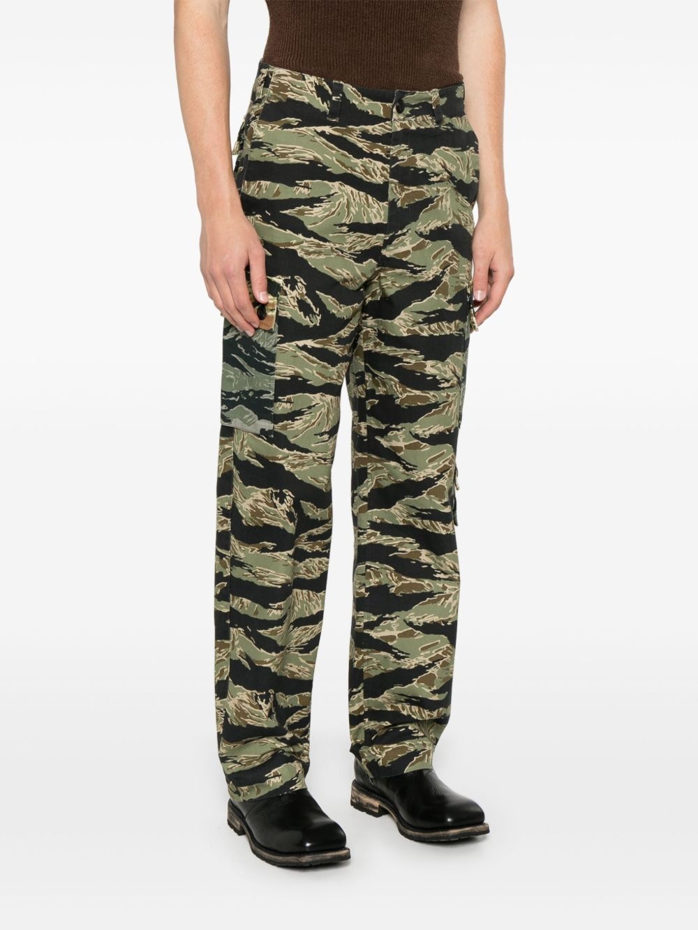 camouflage-pattern cargo pants - 3
