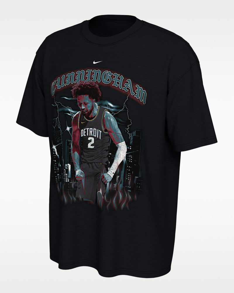 Cade Cunningham Detroit Pistons City Edition Nike NBA T-Shirt 1