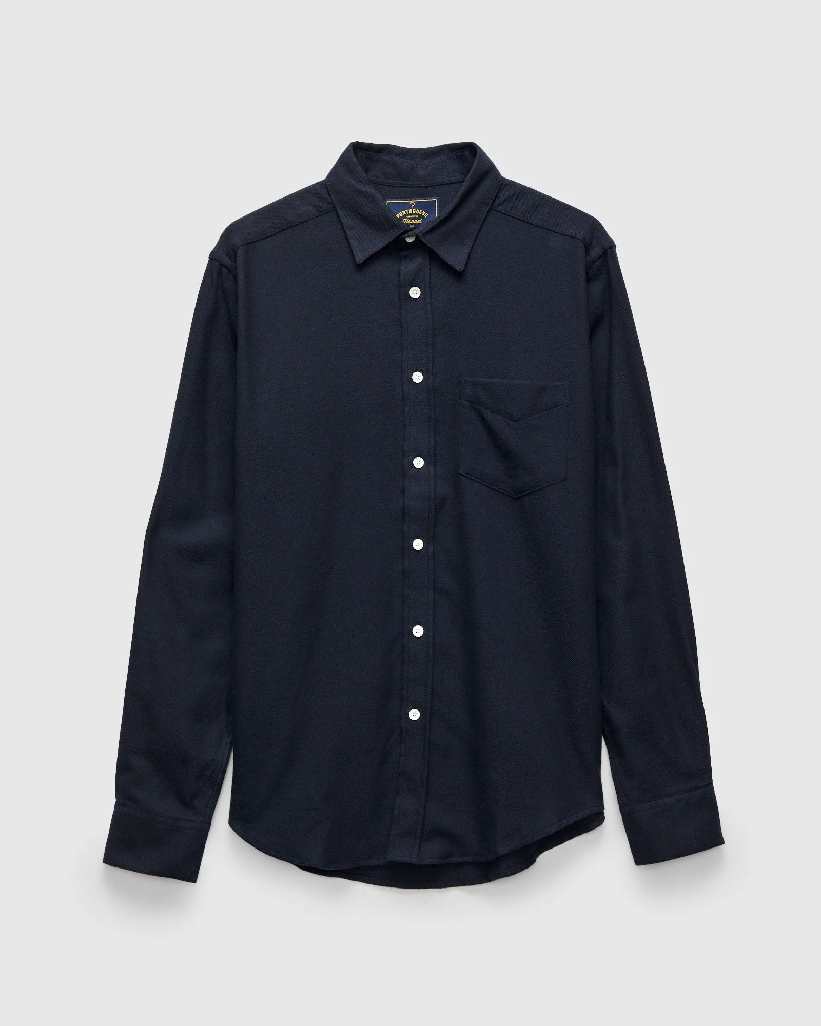 Teca Button-Up Shirt in Navy - 1