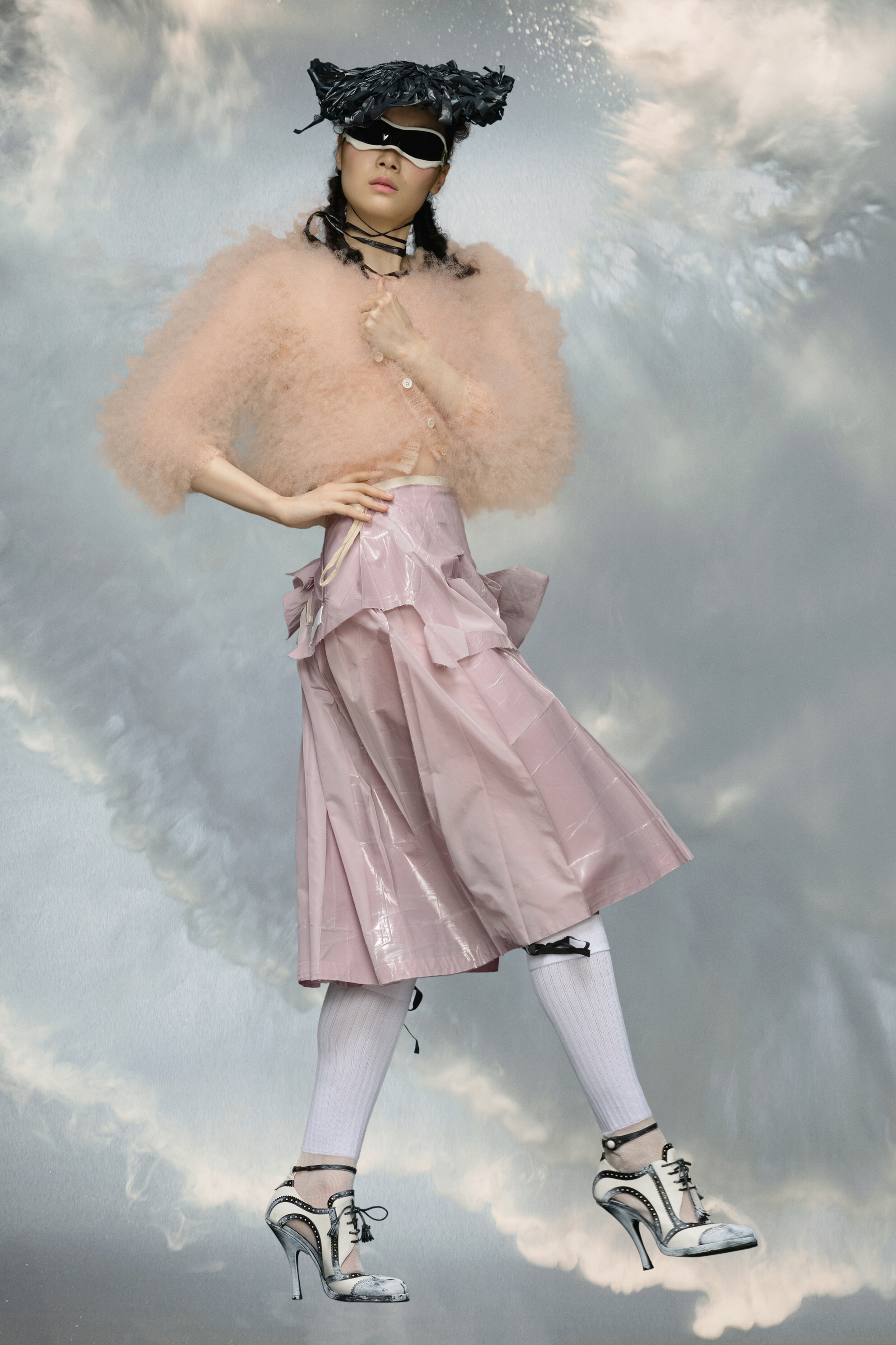 Translucent knit cardigan - 3
