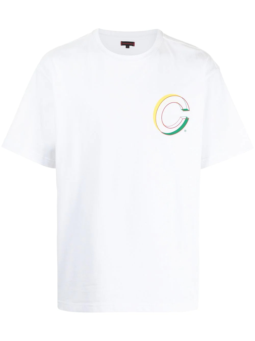 Globe logo-print T-shirt - 1