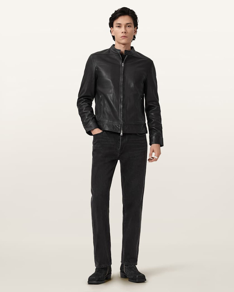 HOLT SLIM FIT LEATHER JACKET 6