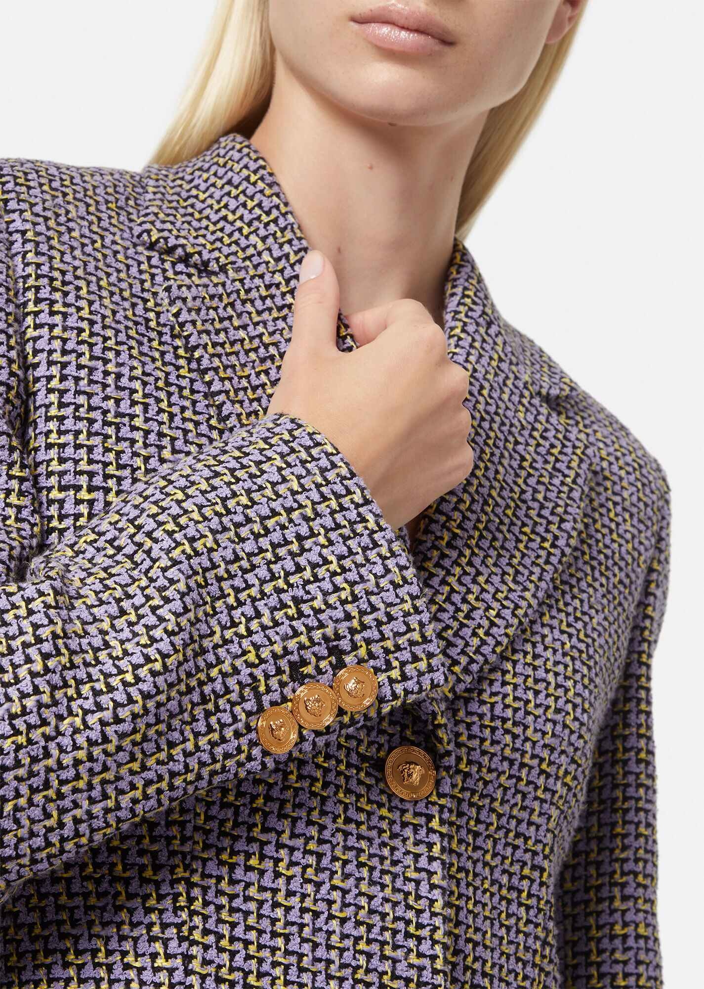 Medusa Tweed Blazer - 5