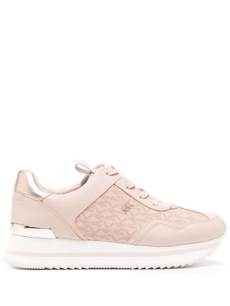 Raina logo-jacquard platform sneakers 1