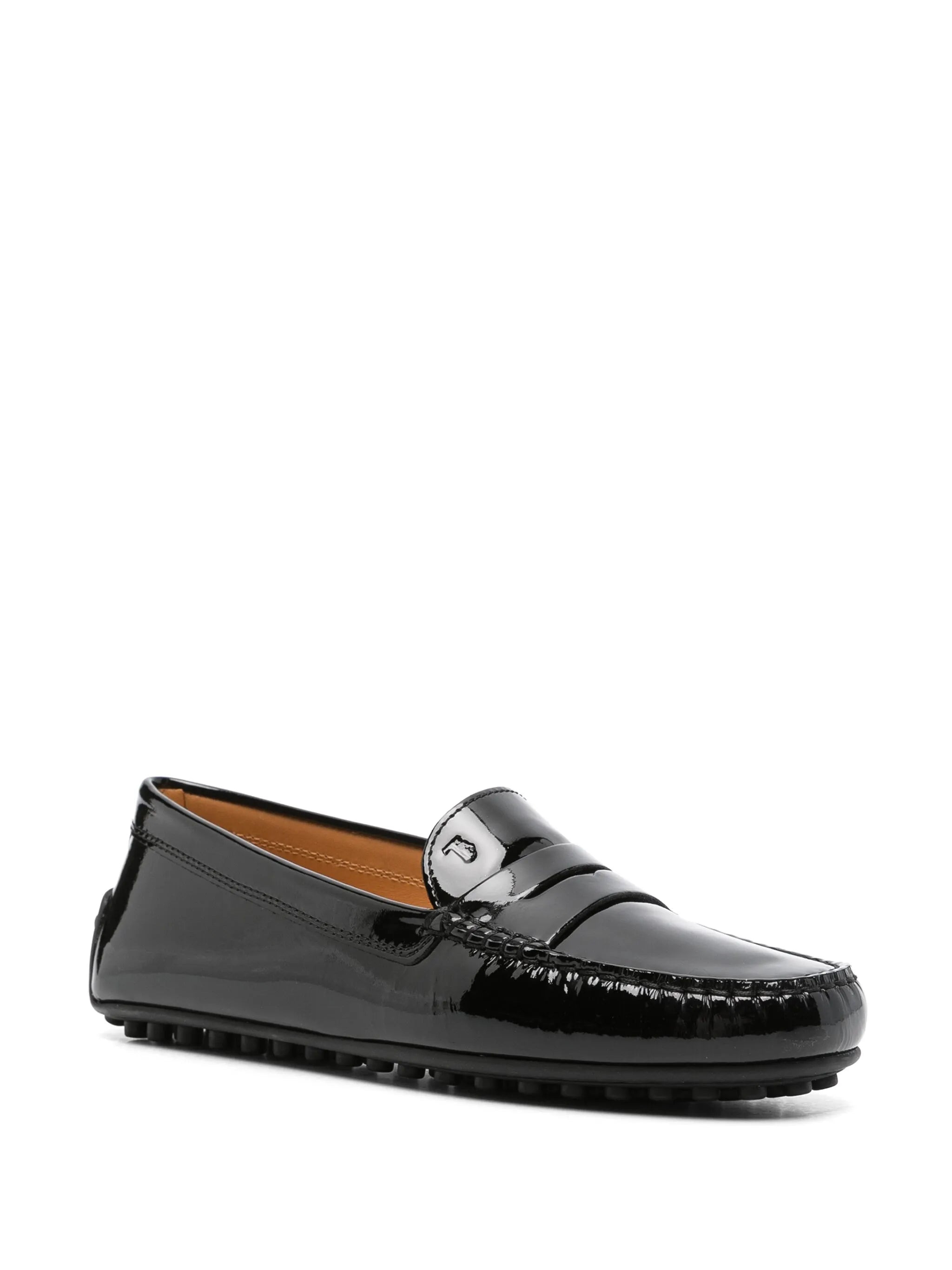 penny slot patent-leather loafers - 2