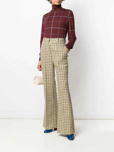 Victoria Beckham high-waisted flared trousers outlook
