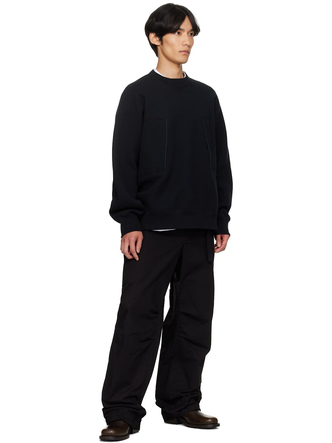 Black Ripstop Cargo Pants - 4