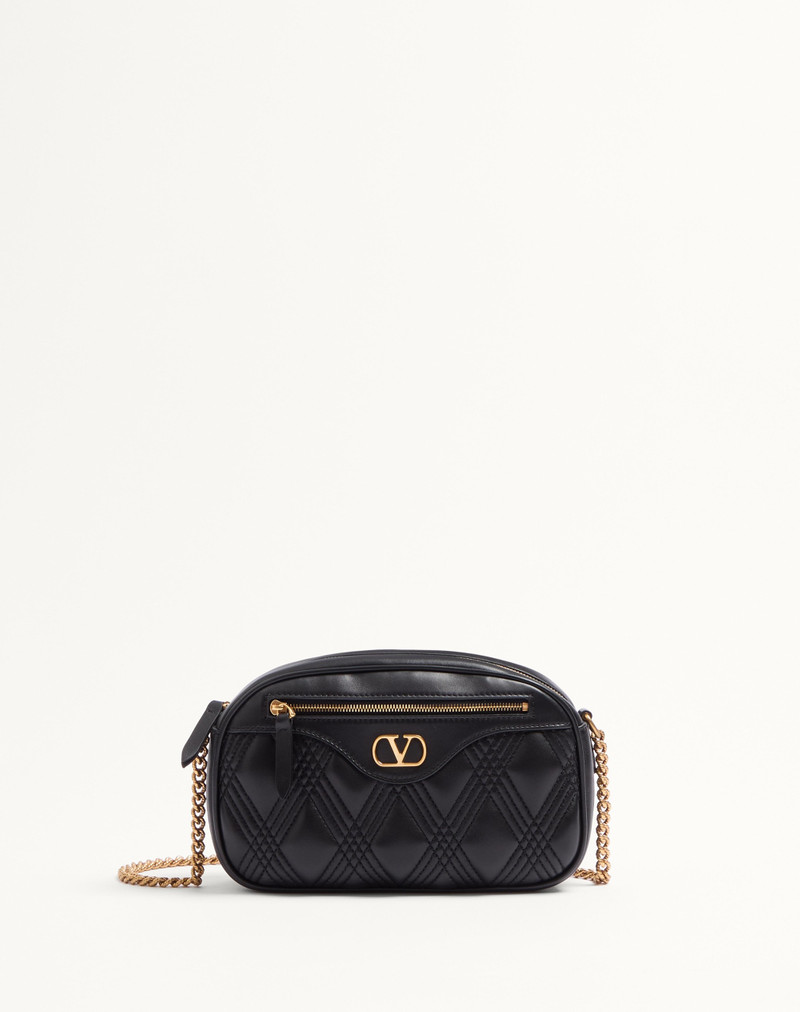 VALENTINO GARAVANI QUILTIE 67 MEDIUM SHOULDER BAG IN QUILTED NAPPA LEATHER - 1