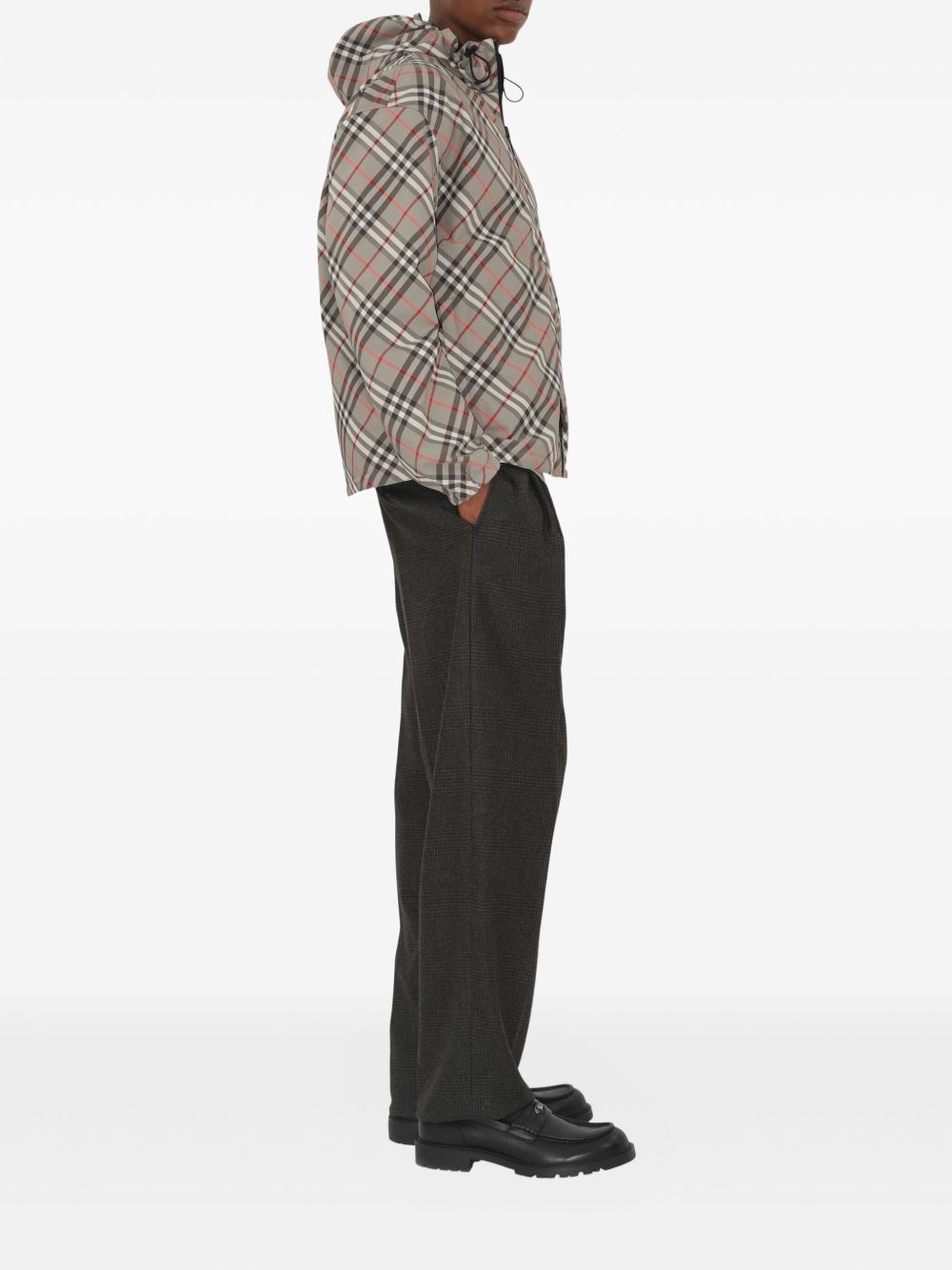 reversible checked jacket - 2