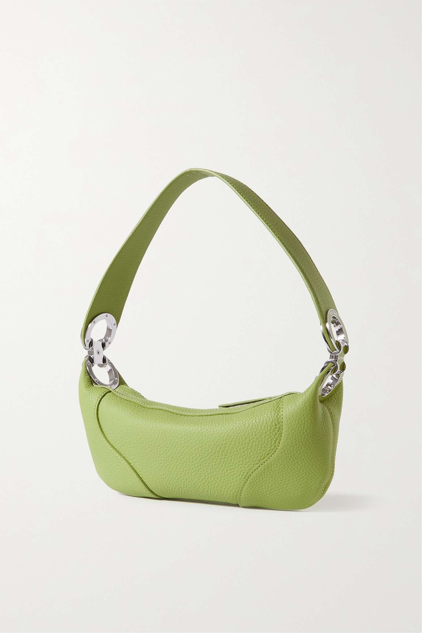 Amira mini textured-leather shoulder bag - 3