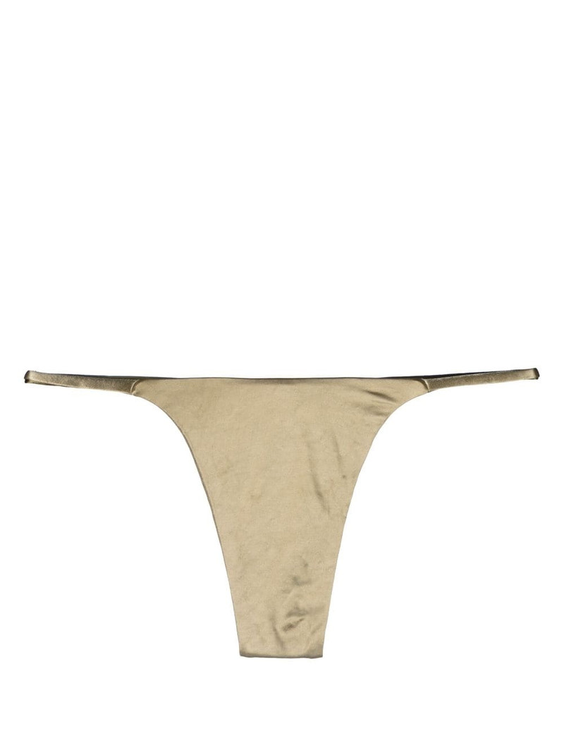 ISA BOULDER Forward satin bikini bottom outlook