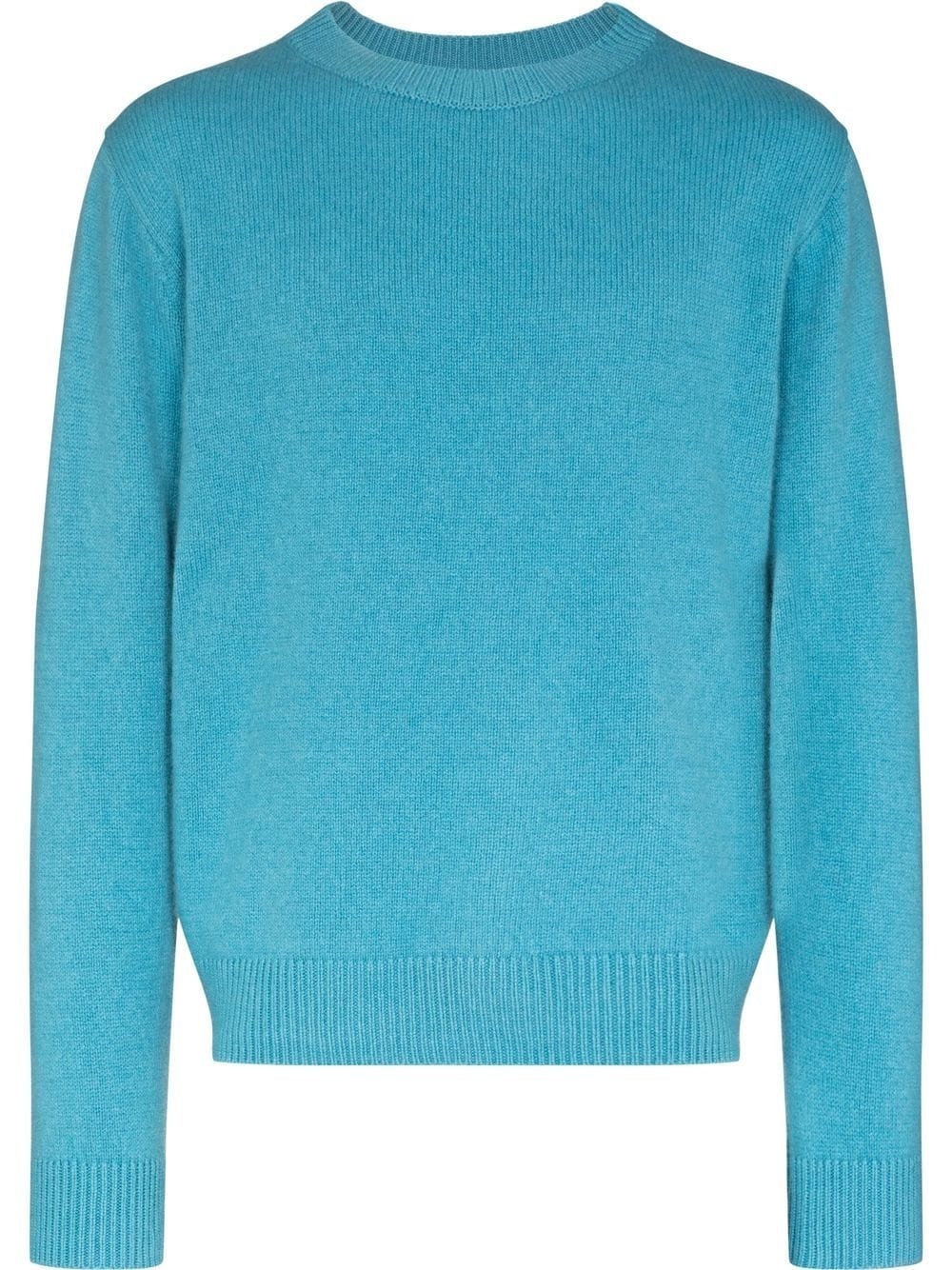 long-sleeve knitted jumper - 1