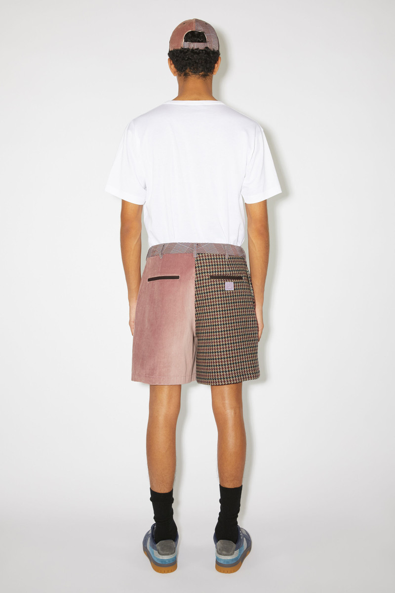 Patchwork shorts - Pink/purple 3