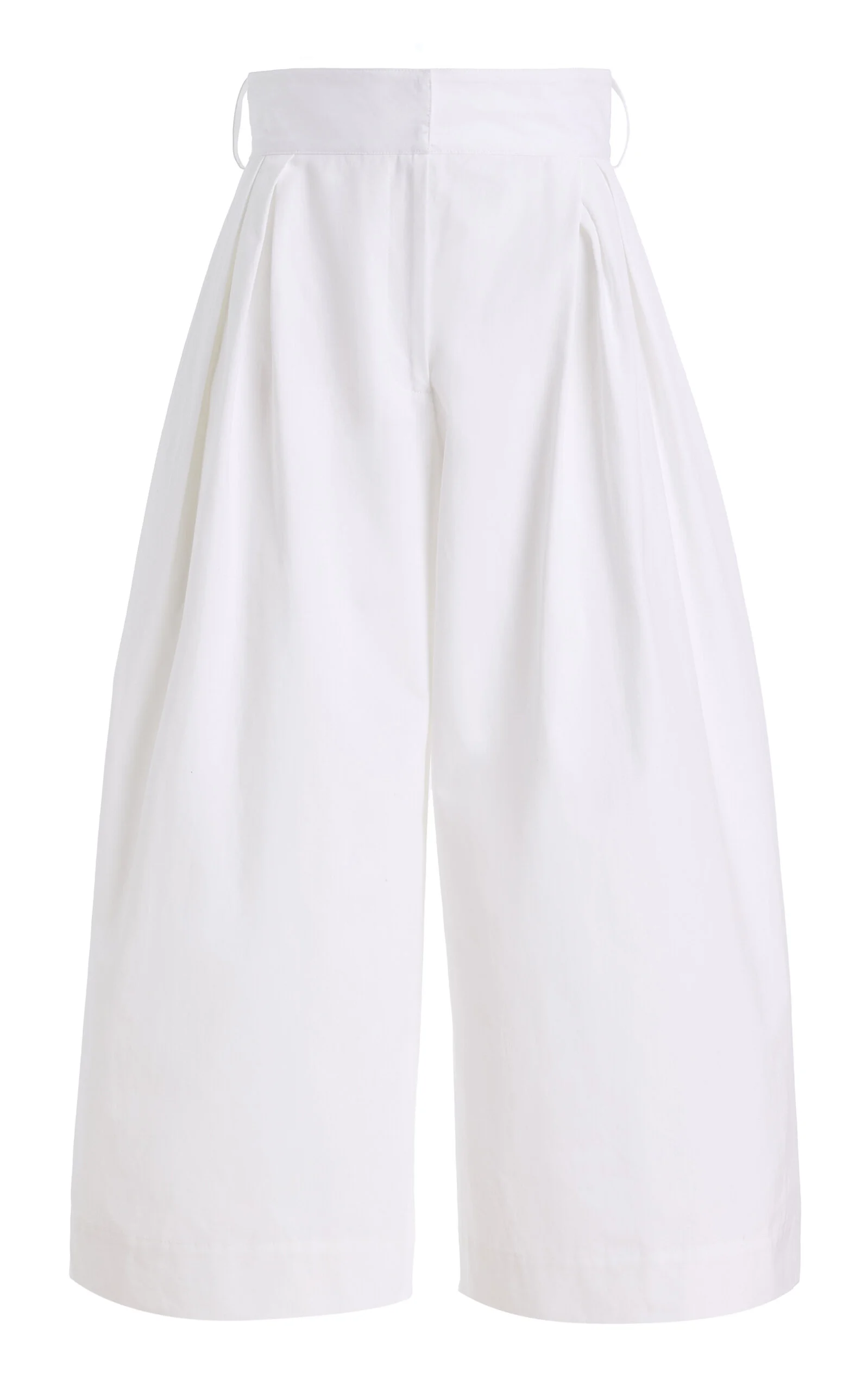 Culotte Cotton Poplin Pants - 1
