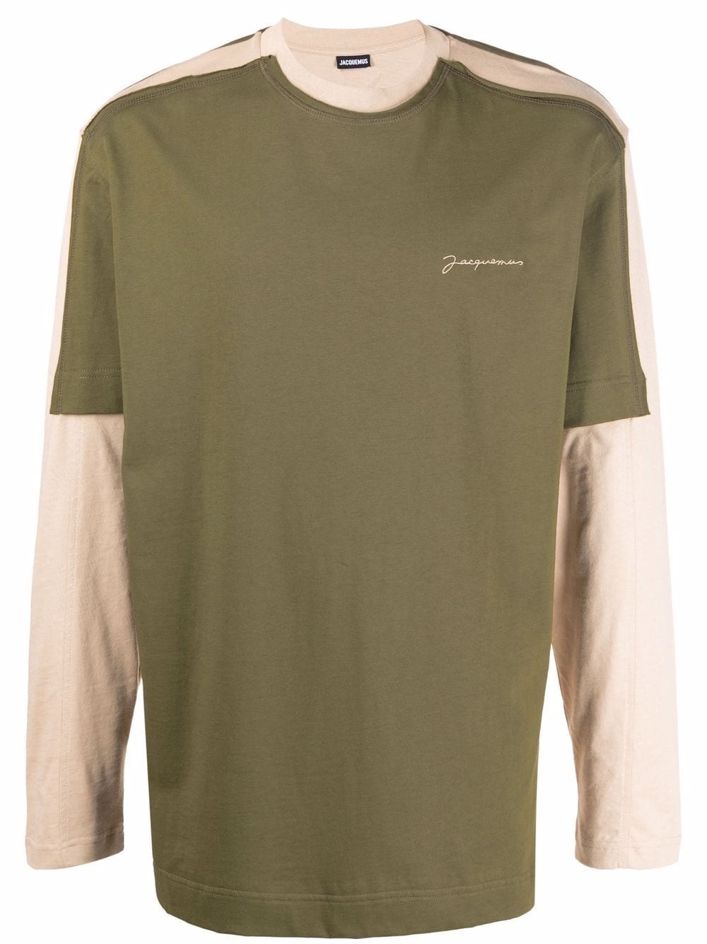 Yelò layered long-sleeve T-shirt - 1