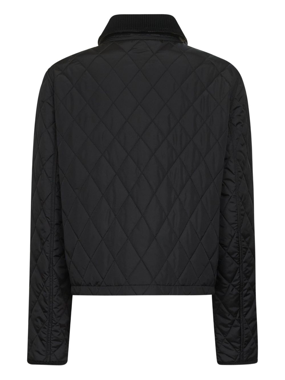 diamond-quilted jacket - 2