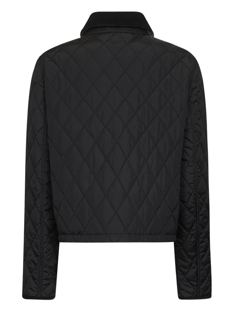 Burberry diamond-quilted jacket outlook
