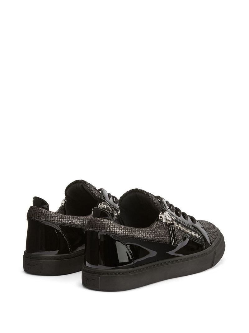 paneled low-top sneakers 3