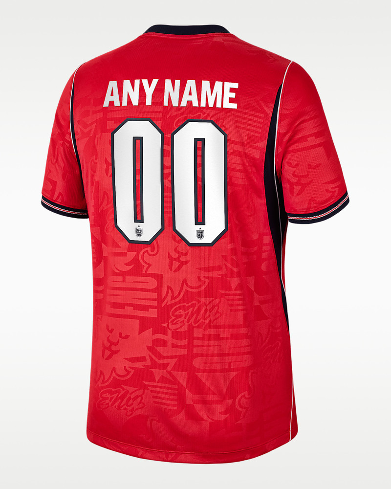 England 2026 Stadium Away Men's Nike Dri-FIT Soccer Replica Custom Jersey By You 1