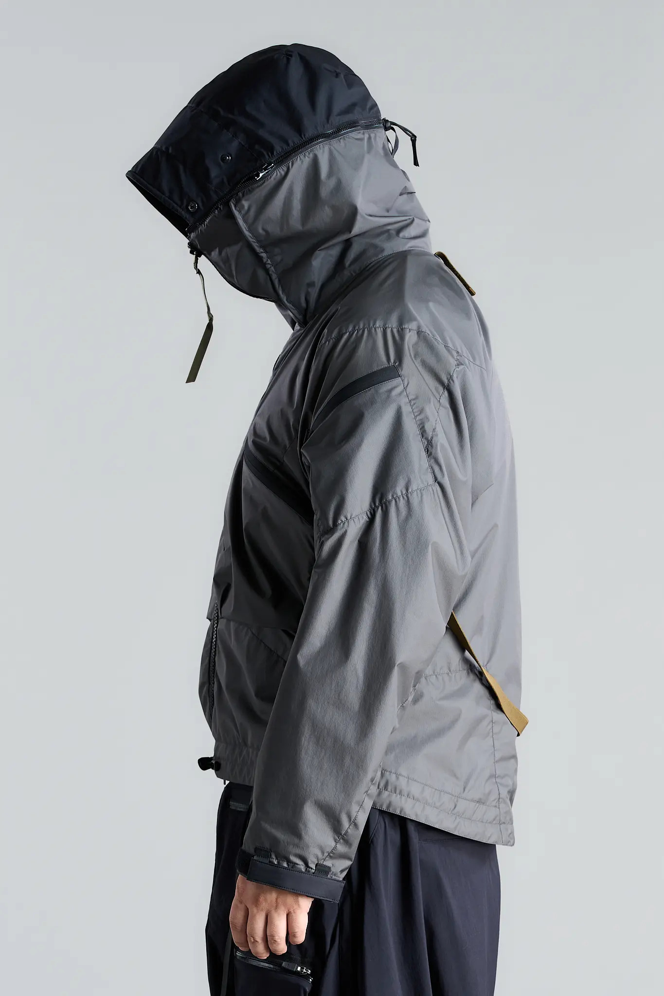 J104U-WS 2L Windstopper® Jacket Gray/Black - 5