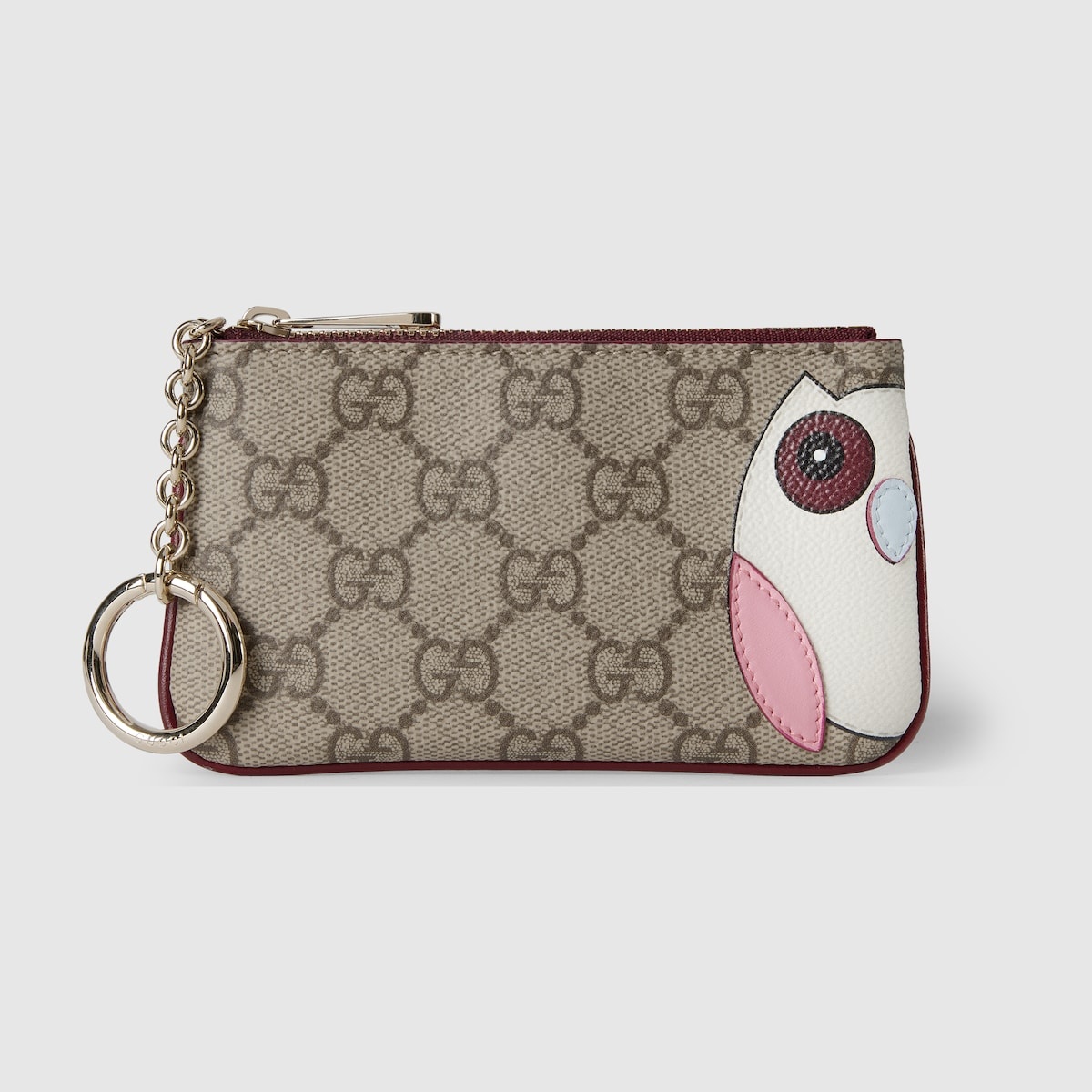 GG key case with owl detail - 1