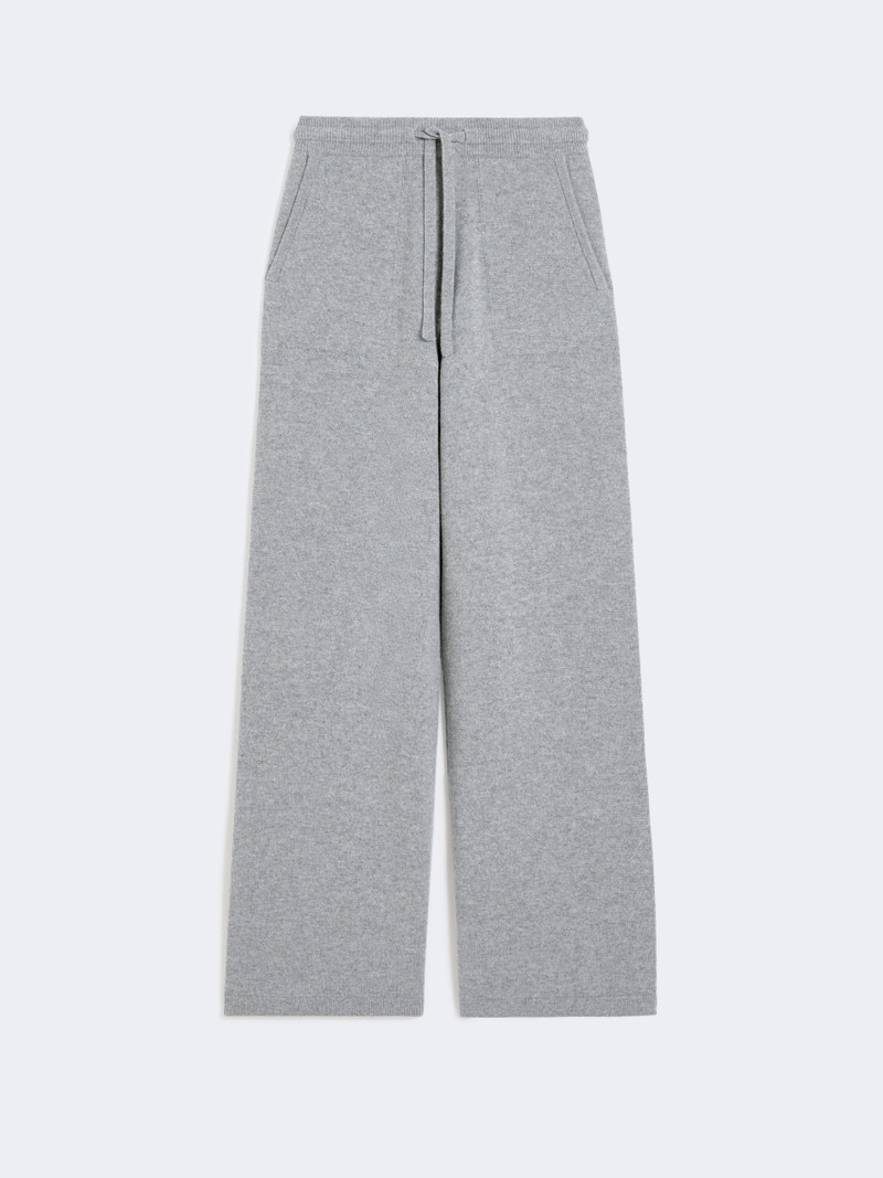 PIETRA Wool and cashmere trousers - MEDIUM GREY 1