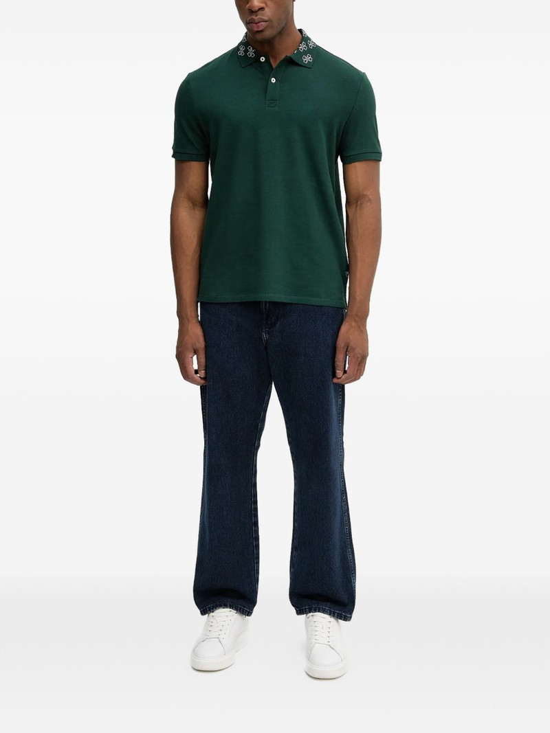 GUESS USA short-sleeve pattern-collar polo shirt outlook