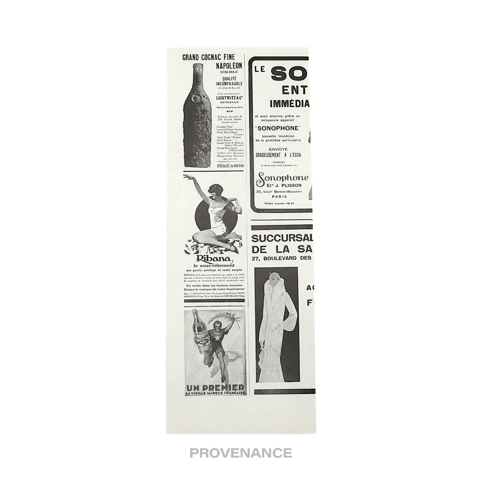 Louis Vuitton Antique Vintage Newsprint Ad - Beauty Trunk - 6