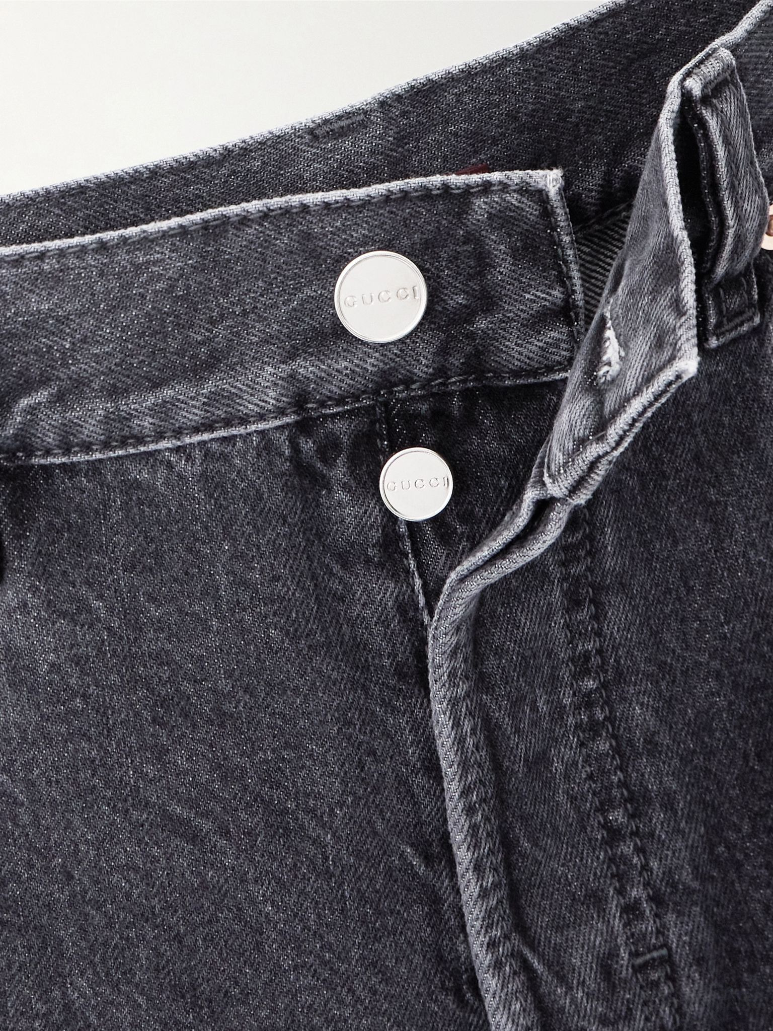 Low-rise wide-leg jeans Black - 5