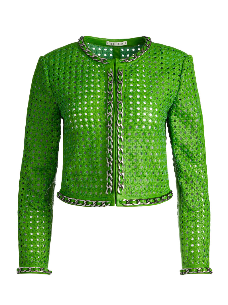 BRIXTON LEATHER CROPPED JACKET 1