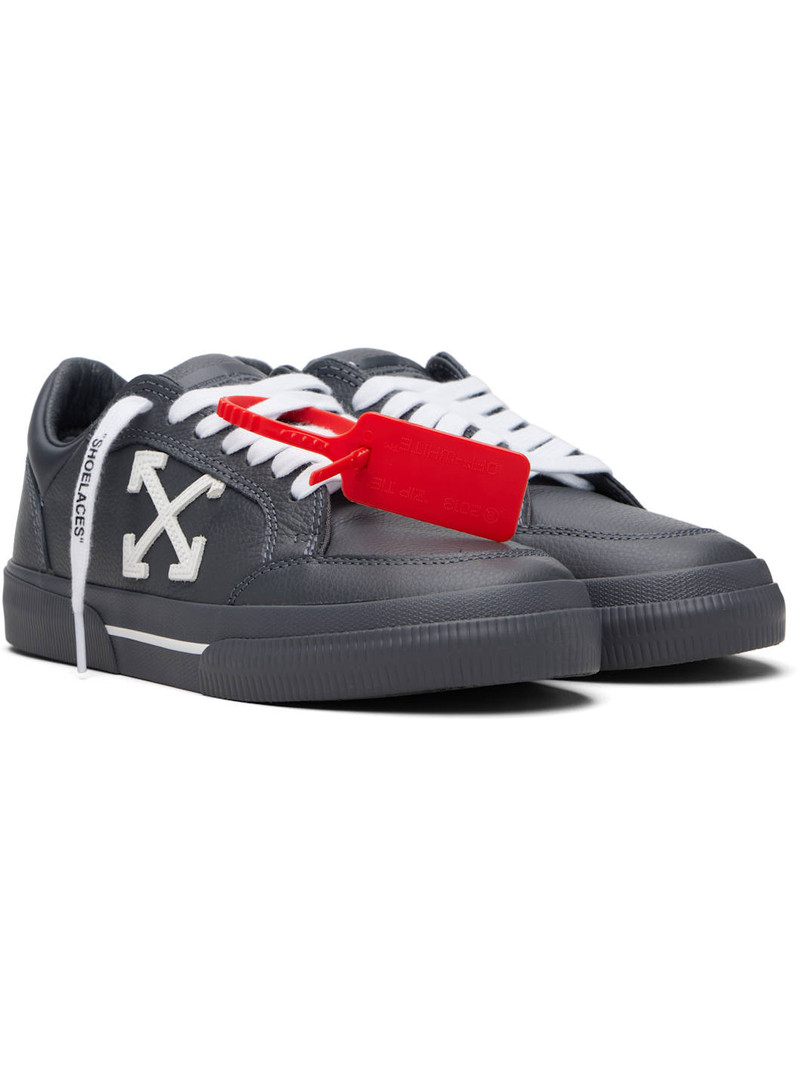 Gray Vulcanized Low Sneakers 4