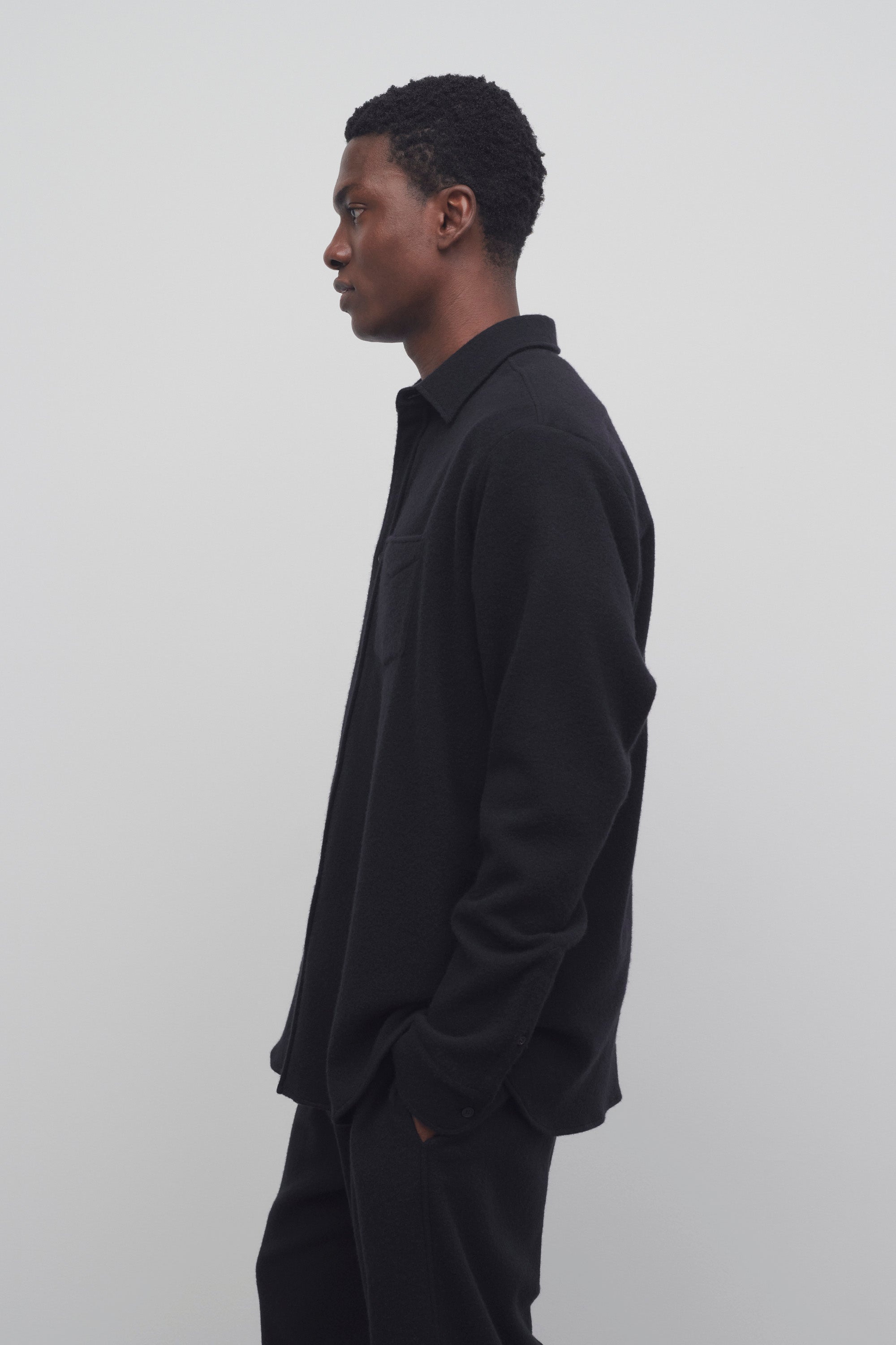 Ezra Shirt in Cashmere - 4