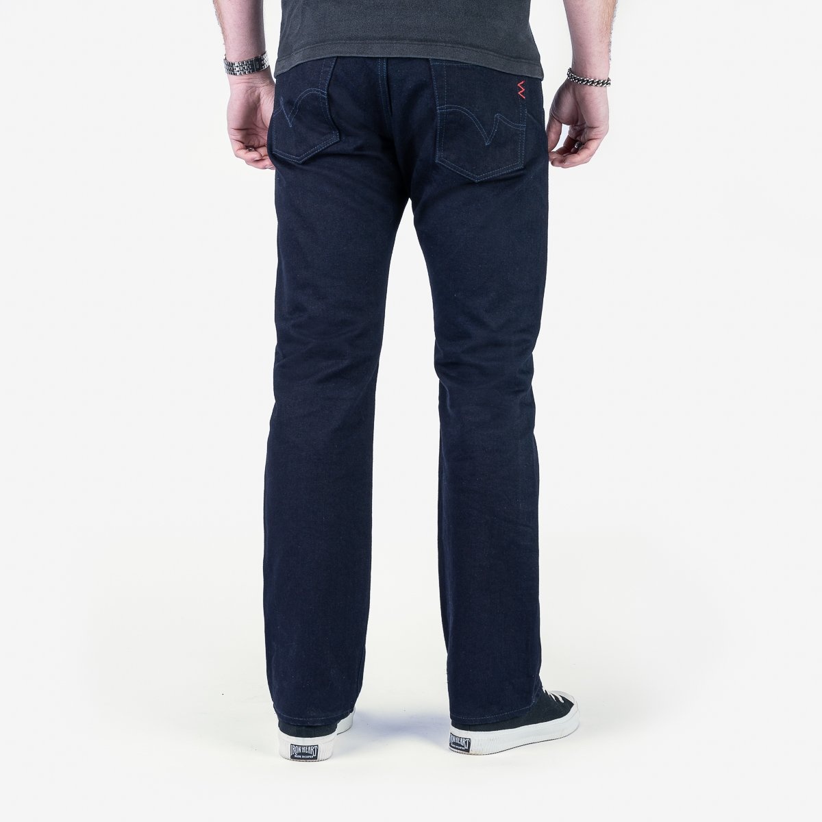 IH-634S-14ii 14oz Selvedge Denim Straight Cut Jeans - Indigo/Indigo - 3