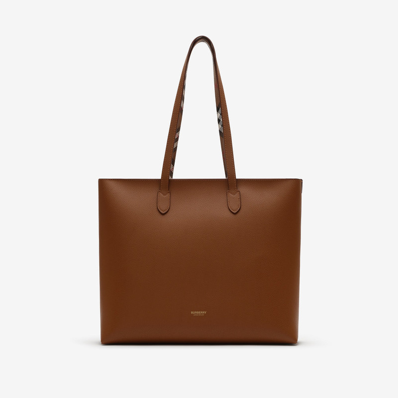 Medium Check-lined Tote 1