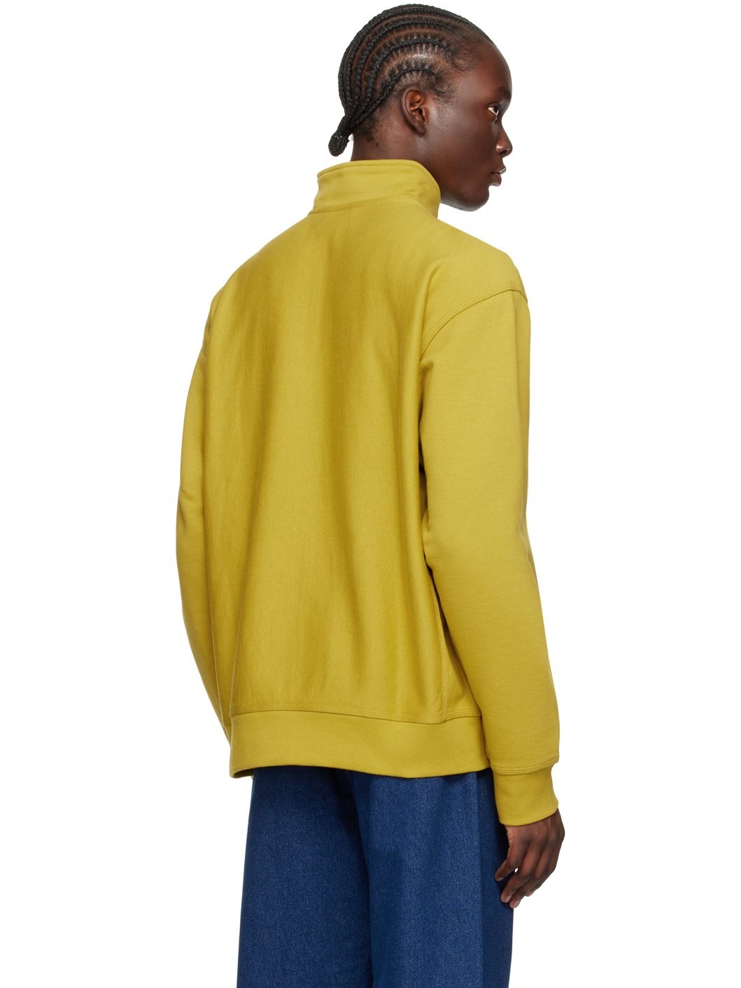 Yellow American Script Sweatshirt - 3