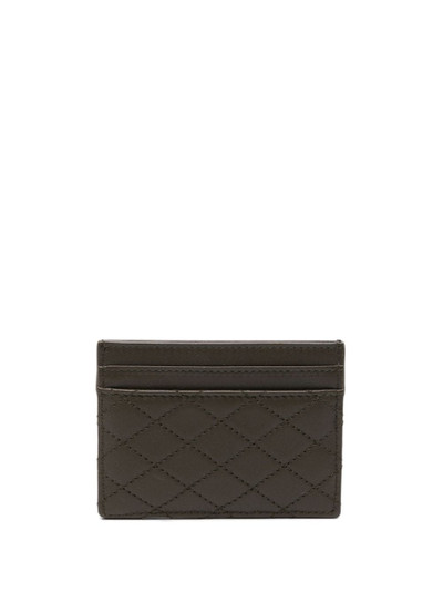 SAINT LAURENT quilted leather cardholder outlook