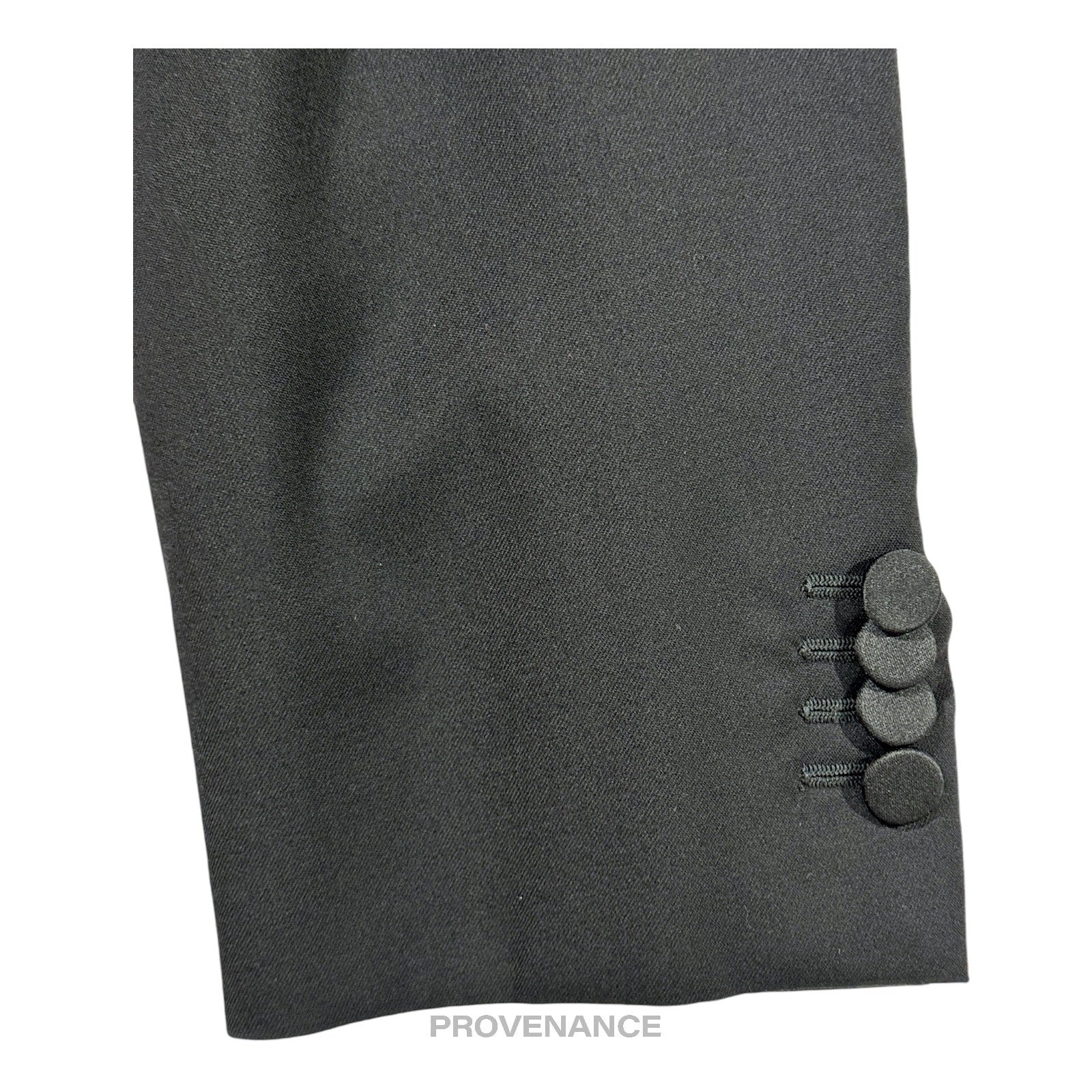 Zegna Black Dinner Jacket Coat Tuxedo - Peak 36 46 - 13