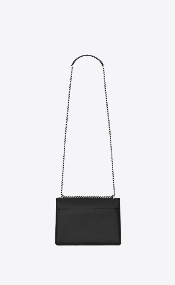 Saint Laurent Women Medium Sunset Leather Shoulder Bag - 3