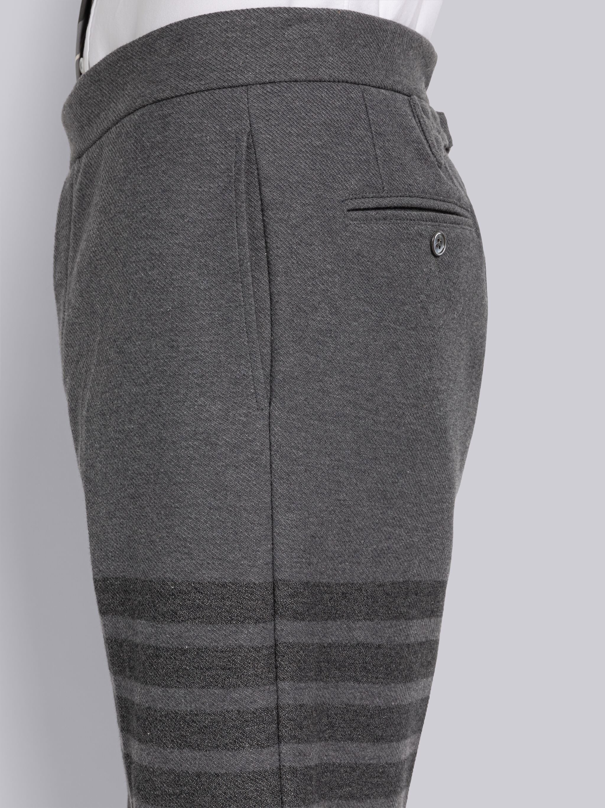 DOUBLE FACE TECH TWILL TONAL 4-BAR BERMUDA SHORTS - 4