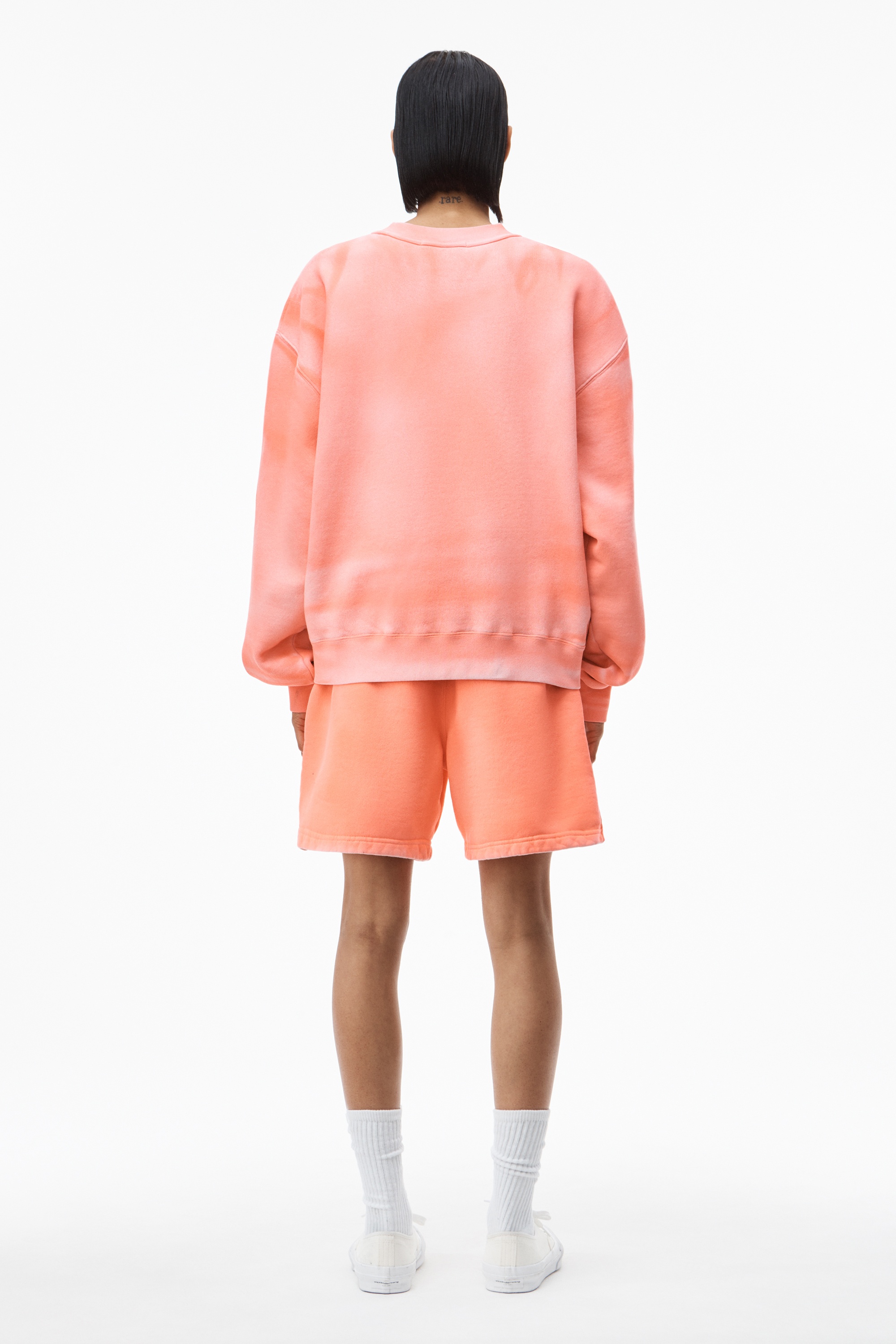 GARMENT DYED SWEATSHIRT IN TERRY - 4