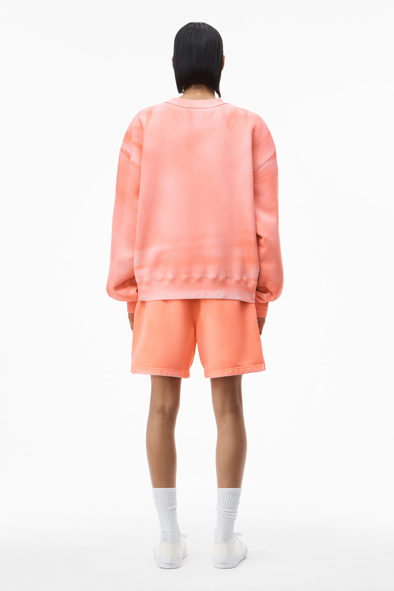 GARMENT DYED SWEATSHIRT IN TERRY 4