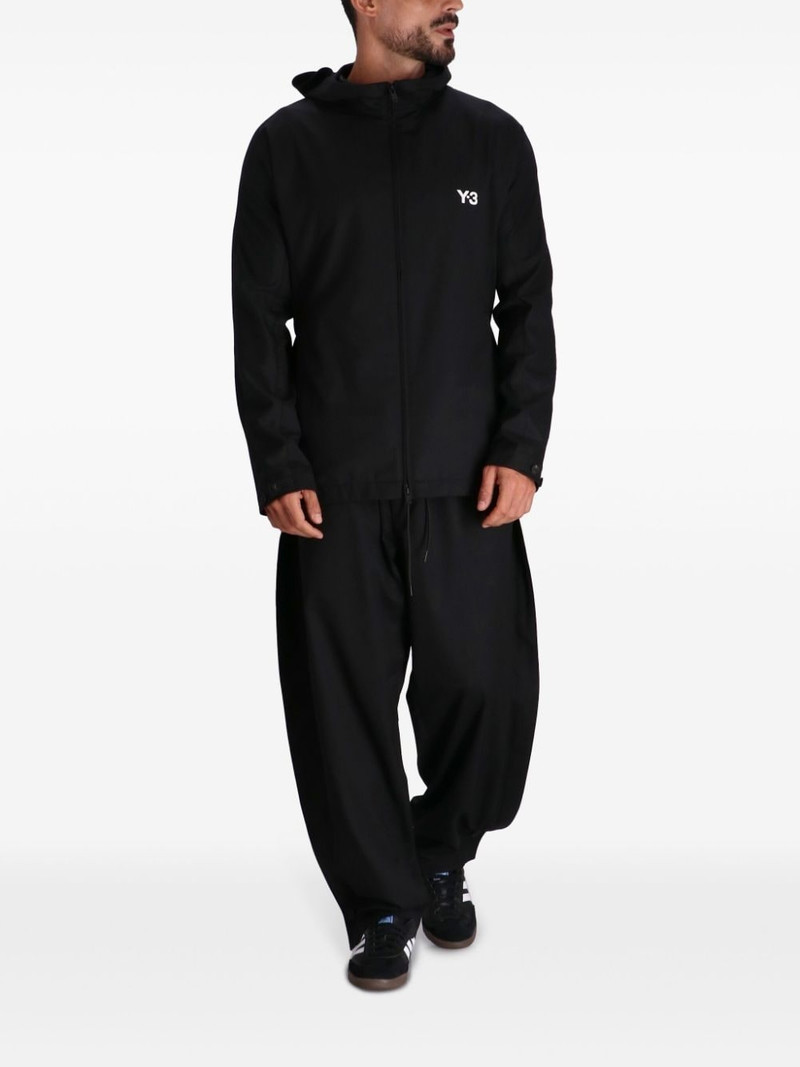 Y-3 logo-print track jacket outlook