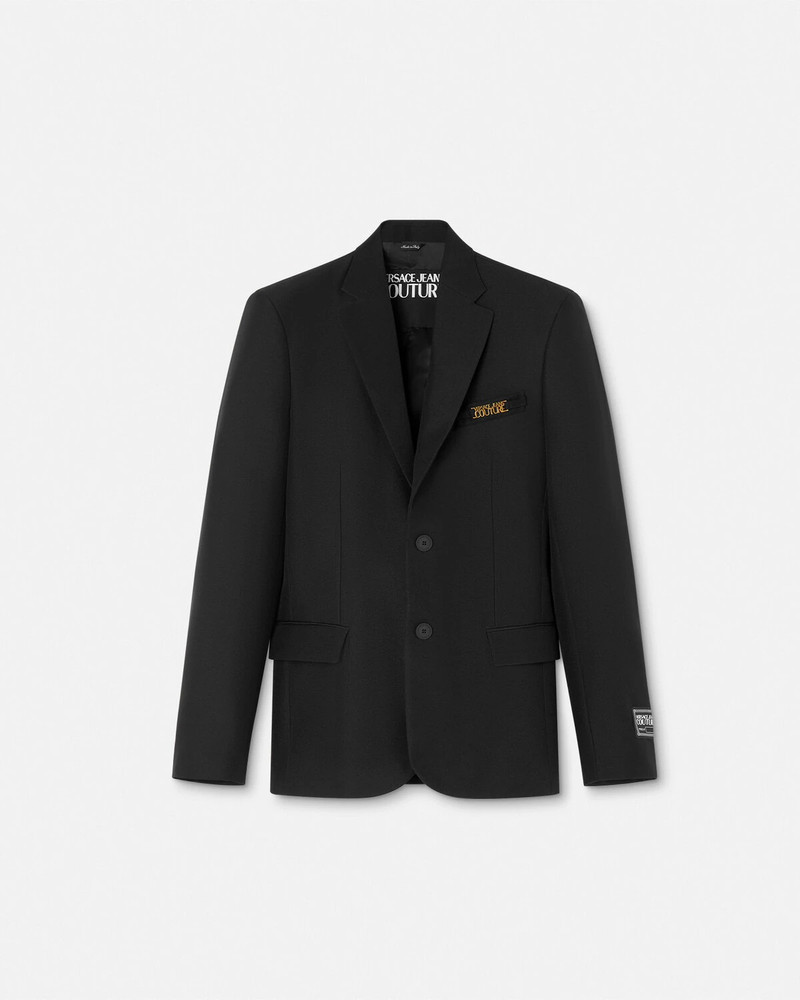 Logo Single-Breasted Blazer - 1